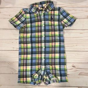 12 month Ralph Lauren collared romper